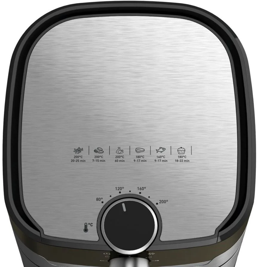 Мультипіч Tefal EasyFryGrill, 1550Вт, 4.2л чаша, механічне управління, температурний діапазон від 80°C до 200°C, пластиковий корпу