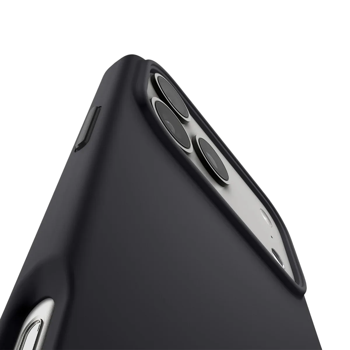Чохол Spigen для iPhone 17 Pro, Silicone Fit MagFit, Black