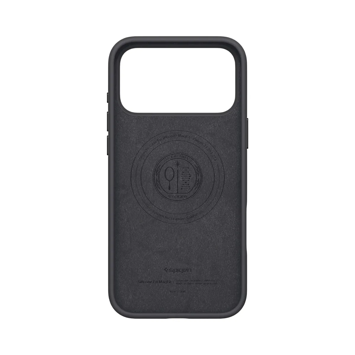 Чохол Spigen для iPhone 17 Pro, Silicone Fit MagFit, Black