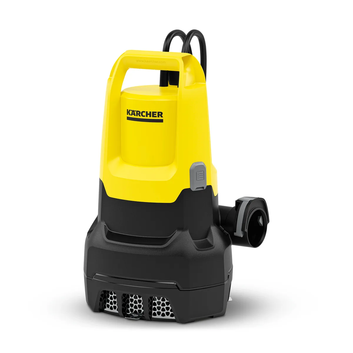 Дренажный насос Karcher SP 22000 Dirt, 750 Вт, производительность 22 м3/час, максимальная высота подъема 8 м, глубина погружения 7 м, вес 4,85 кг
