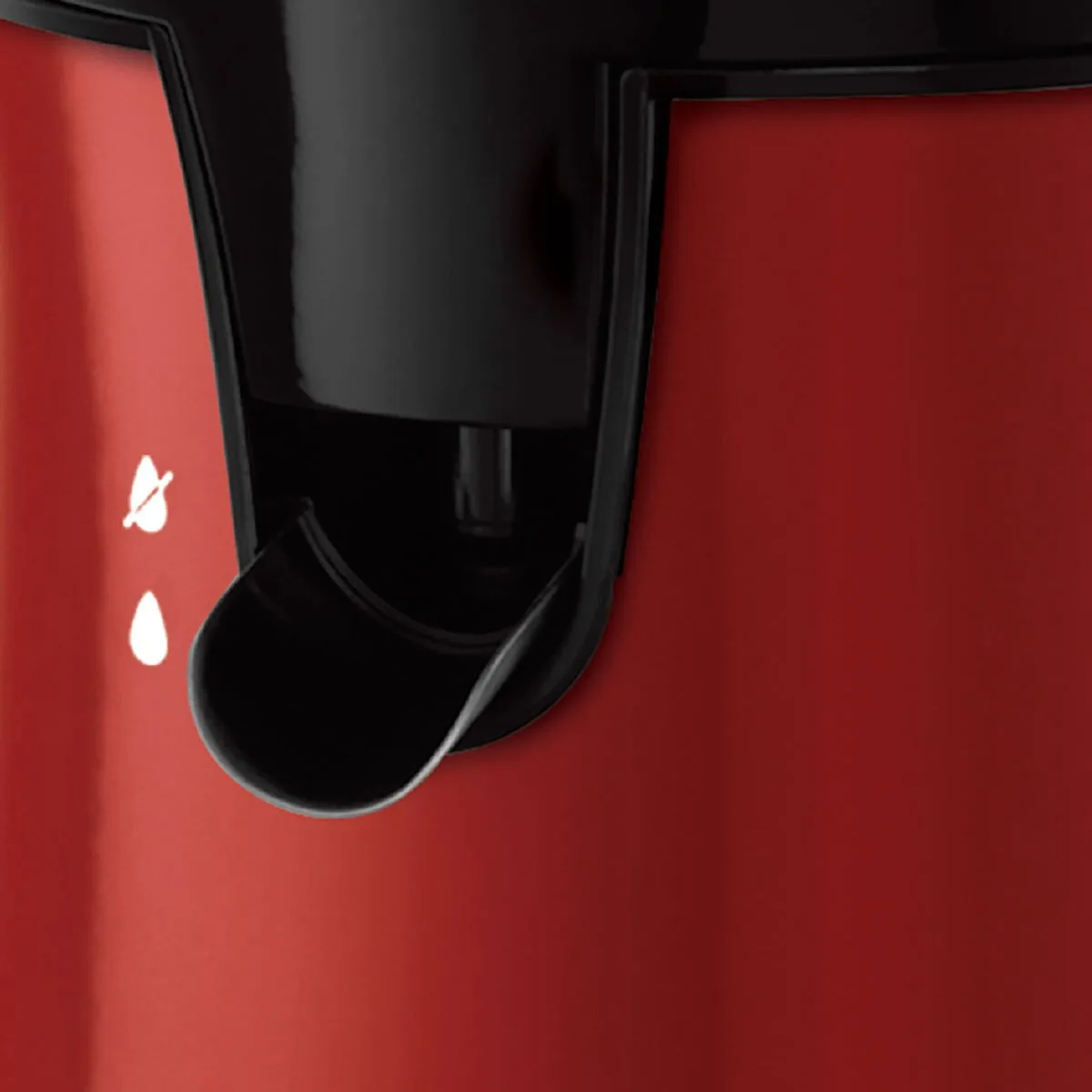 Цитрусовый пресс Russell Hobbs Colours Plus, мощность 600 Вт, 2 насадки в комплекте, пластиковый корпус, красного цвета