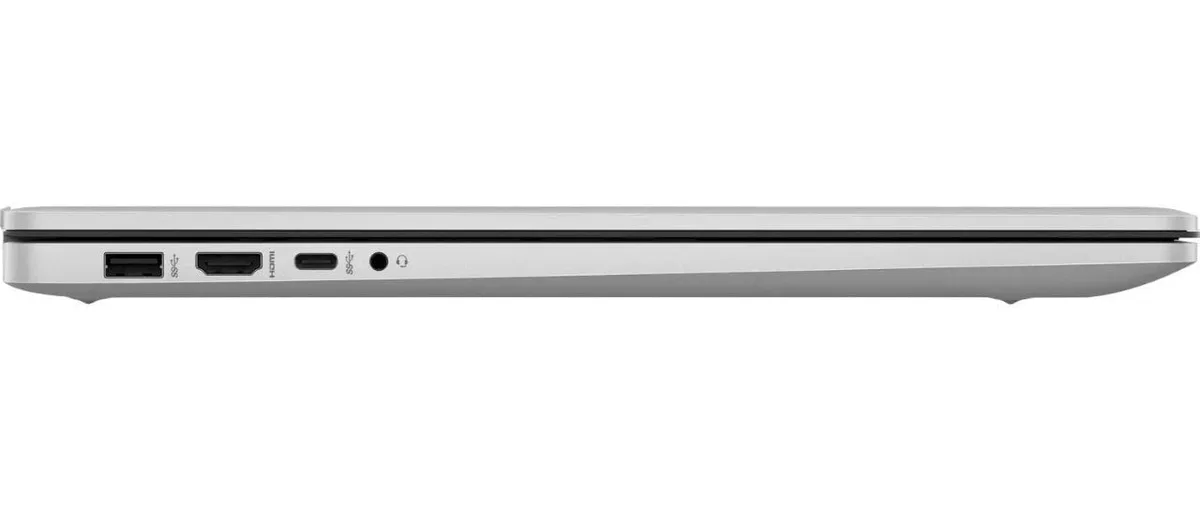 Ноутбук HP 17-cp3019ua 17.3" FHD IPS AG, AMD R7-7730U, 16GB, F512GB, UMA, DOS, сріблястий