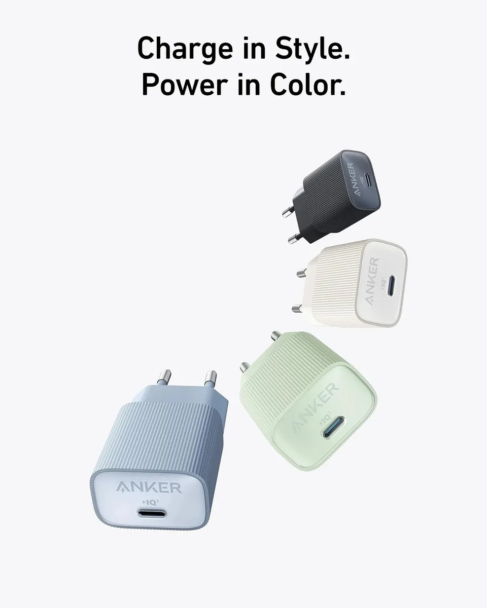 Мережевий зарядний пристрій Anker 30 Вт USB-C чорний