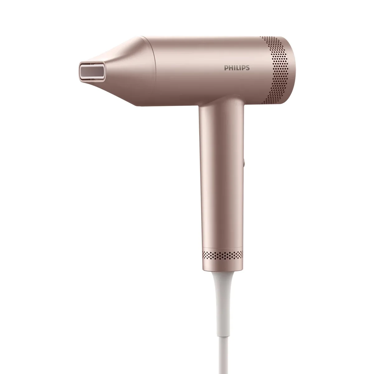 Фен Philips 8000 Series, 1400 Вт, 3 настройки, ионизация, холодный обдув, турбо-режим, розовый