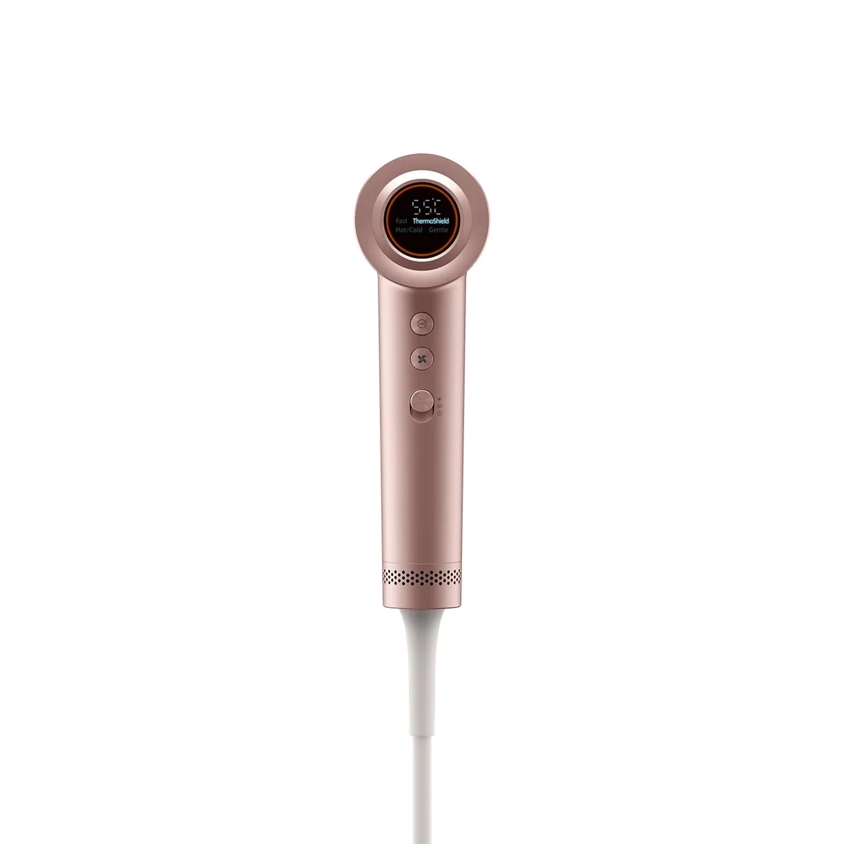 Фен Philips 8000 Series, 1400 Вт, 3 настройки, ионизация, холодный обдув, турбо-режим, розовый