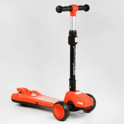 Трехколесный самокат Best Scooter с парогенератором складной руль звук машины дым для детей игрушка
