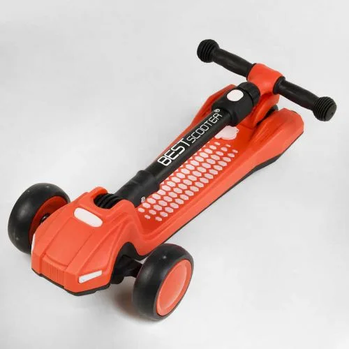 Трехколесный самокат Best Scooter с парогенератором складной руль звук машины дым для детей игрушка