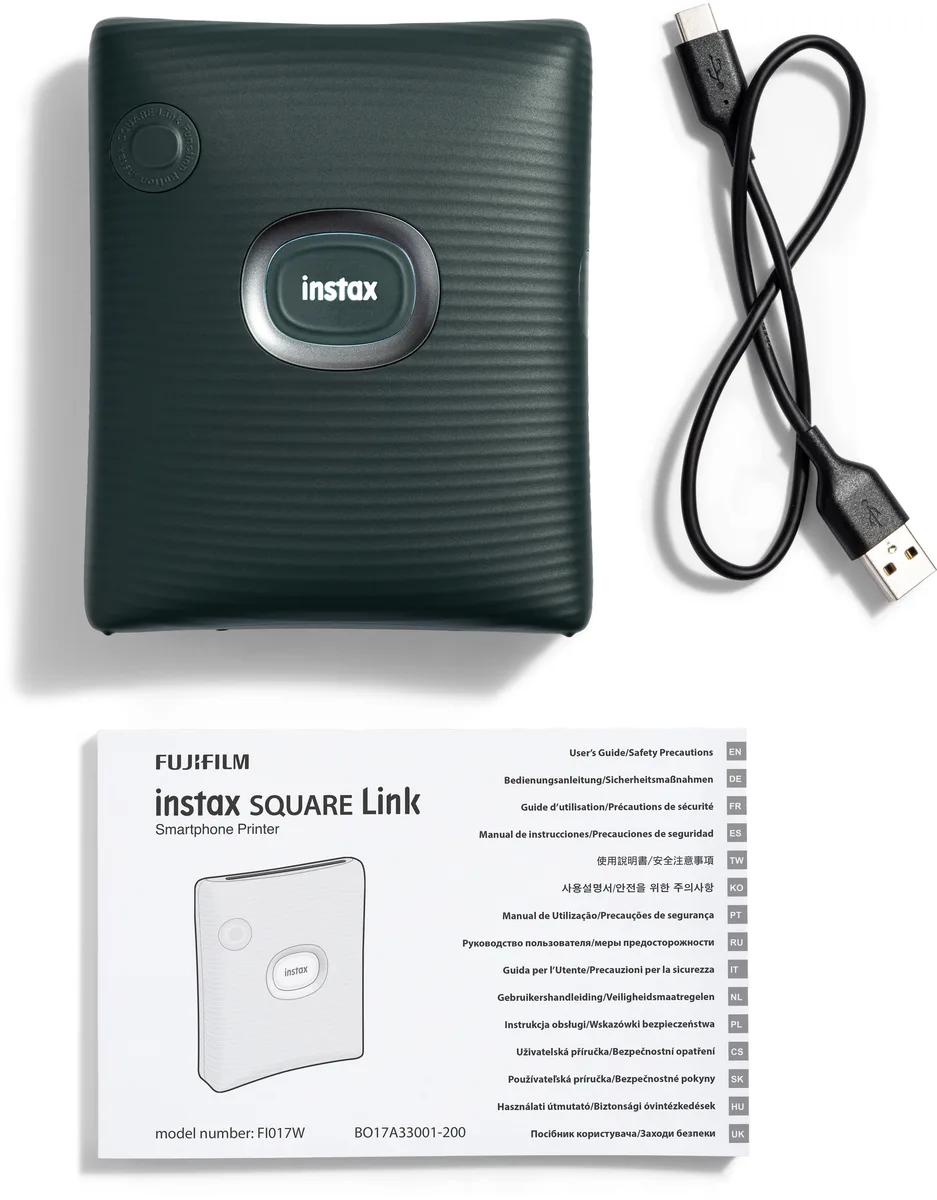 Фотопринтер Fujifilm INSTAX SQ Link Green