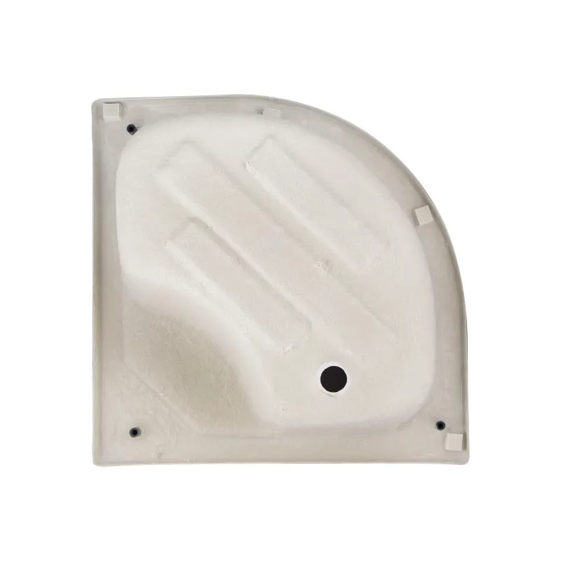 Душевой поддон Lidz KAPIELKA ST80x80x41 см акриловый белый полукруглый