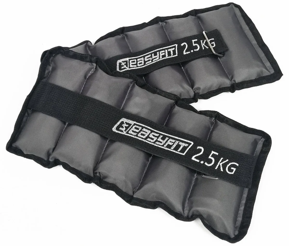 Утяжелителі EasyFit Metal 2,5 кг сталеві чорні