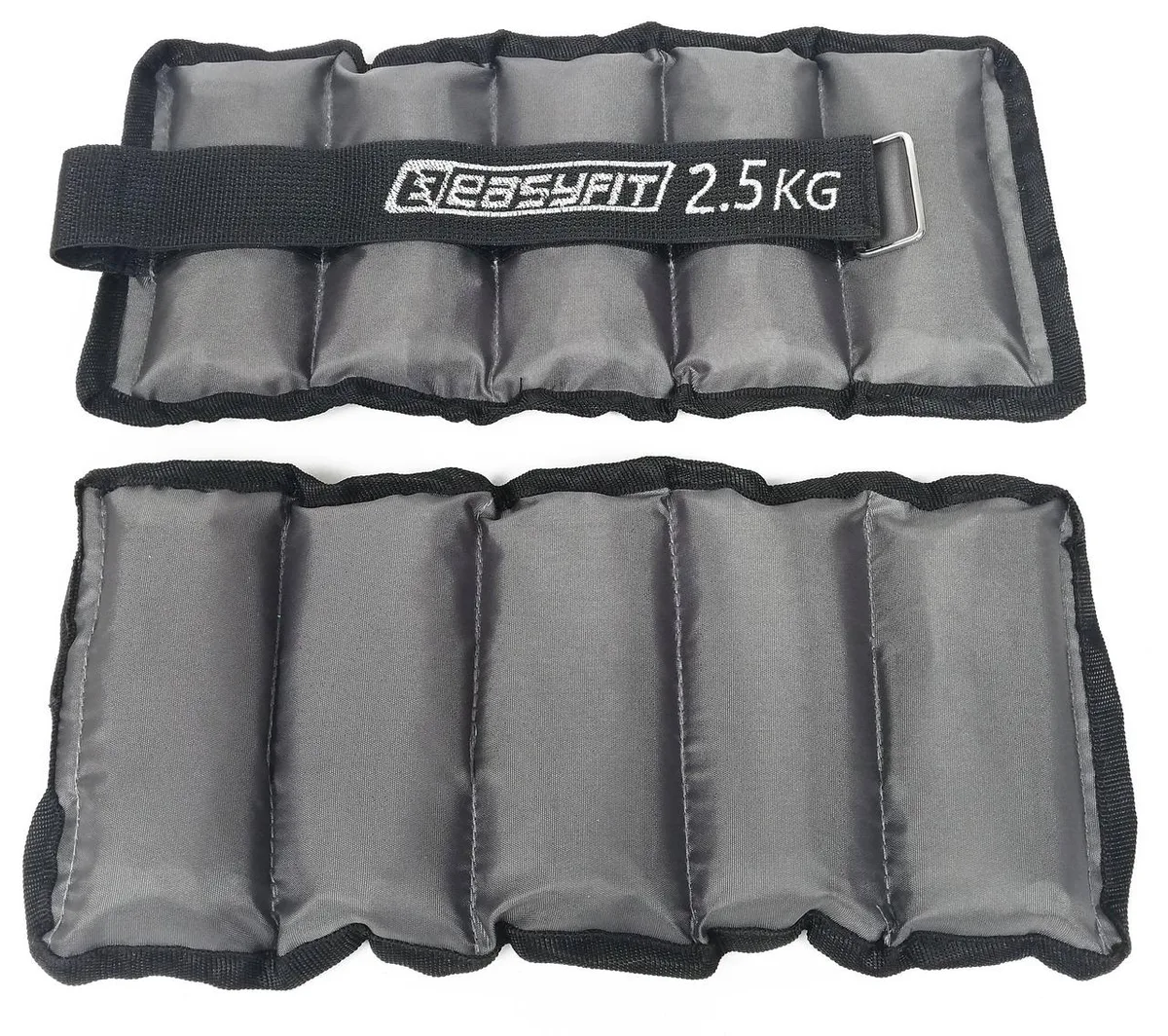 Утяжелителі EasyFit Metal 2,5 кг сталеві чорні