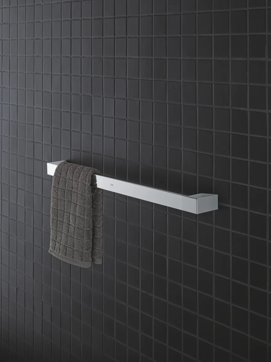 Поручень Grohe латунь 600х60 мм хромированный стальной