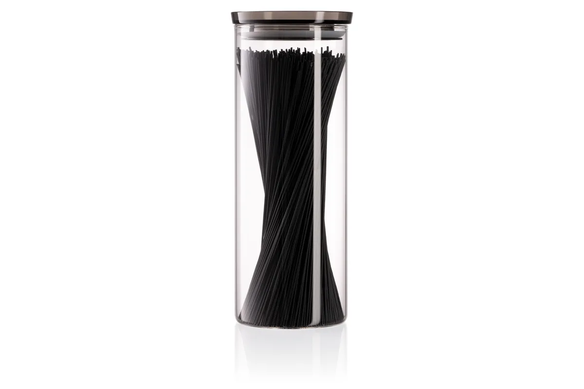 Контейнер для зберігання ARDESTO Fresh, 1600 мл, скло, пластик, прозорий.