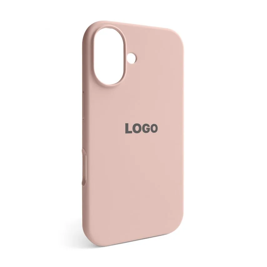 Чохол силиконовий для iPhone 16 бежевий