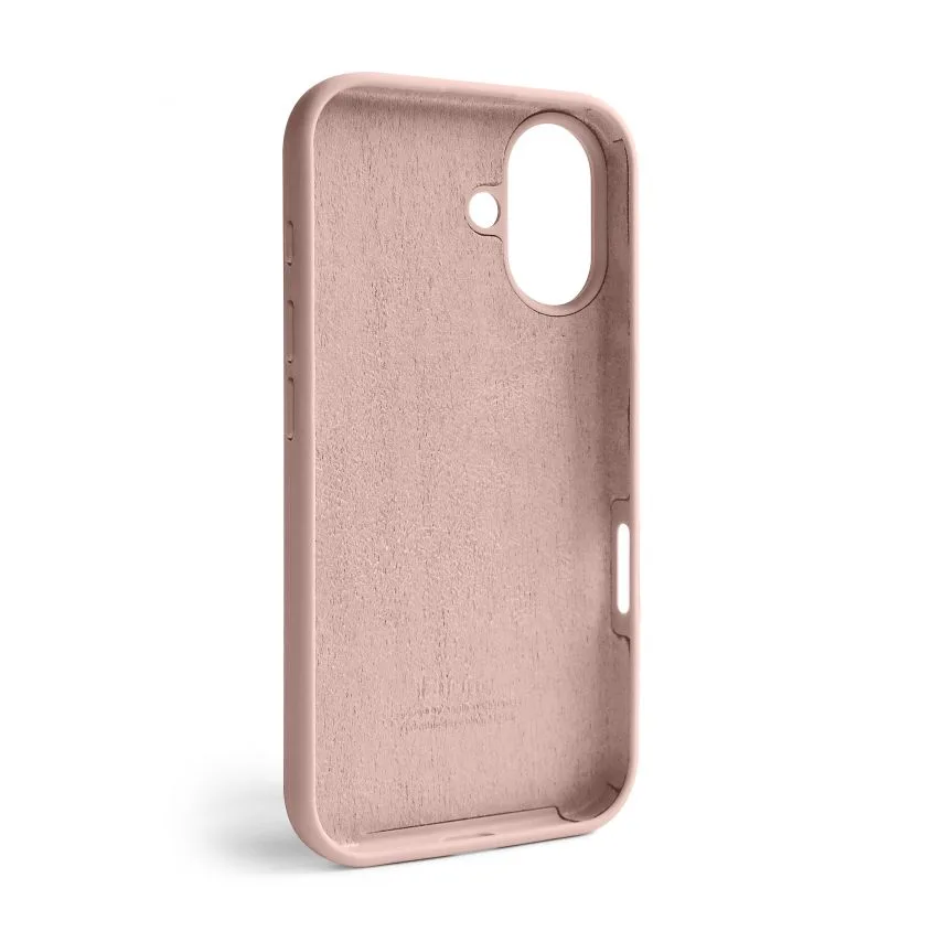 Чохол силиконовий для iPhone 16 бежевий