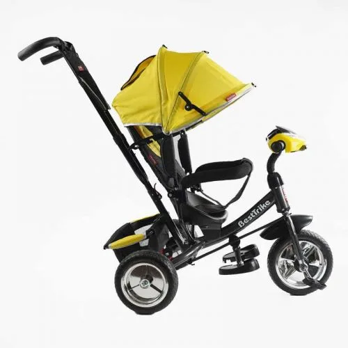 Велосипед 3-х колесный Best Trike с музыкальной фарой для детей интерактивный трицикл с Bluetooth USB
