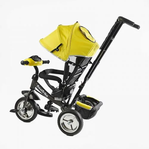 Велосипед 3-х колесный Best Trike с музыкальной фарой для детей интерактивный трицикл с Bluetooth USB
