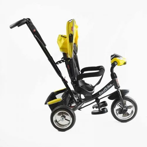 Велосипед 3-х колесный Best Trike с музыкальной фарой для детей интерактивный трицикл с Bluetooth USB