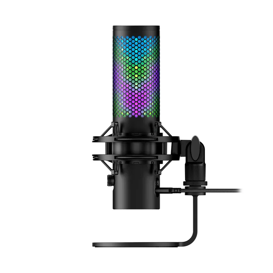 Мікрофон геймінговий HyperX QuadCast 2 S, Omni/Uni/Bi, USB-A, 3м, NGenuity, RGB, чорний