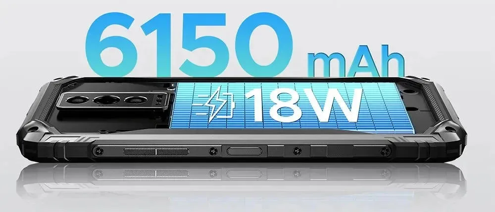 Смартфон Doogee 6,56" 6ГБ 256ГБ 2SIM сірий