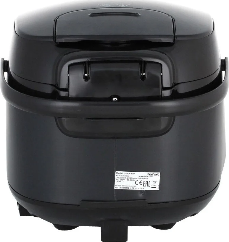 Мультиварка Tefal з інтелектуальним управлінням, 750 Вт, об'єм 5 л, електронне керування, пластиковий корпус, чорний.