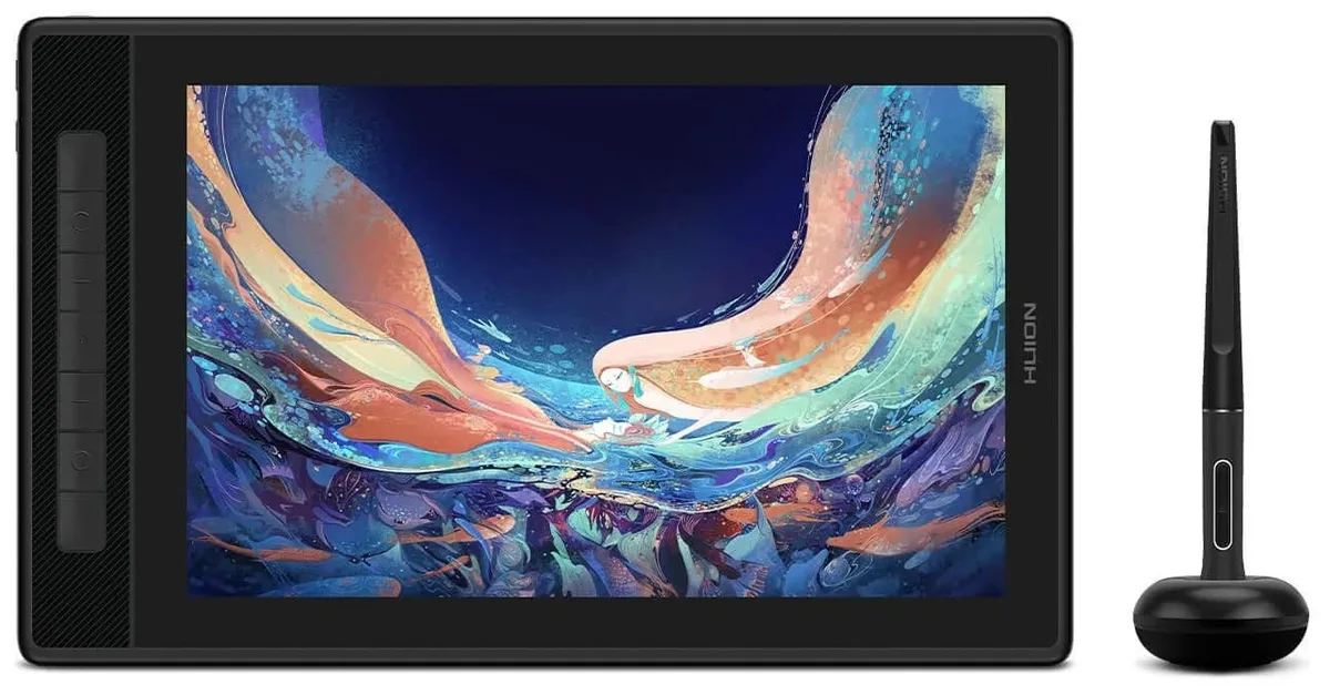 Графічний монітор Huion 13,3" Kamvas Pro 13,2.5K USB-C,чорний