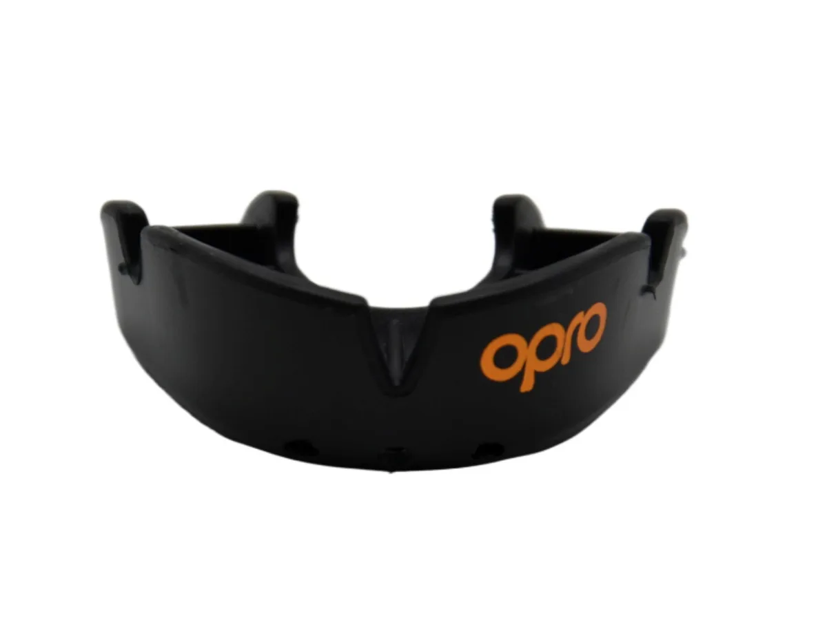 Капа OPRO термопластик доросла 11+ чорна