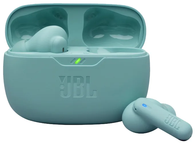Гарнітура JBL Вакуумні Бездротові Силікон Блакитні