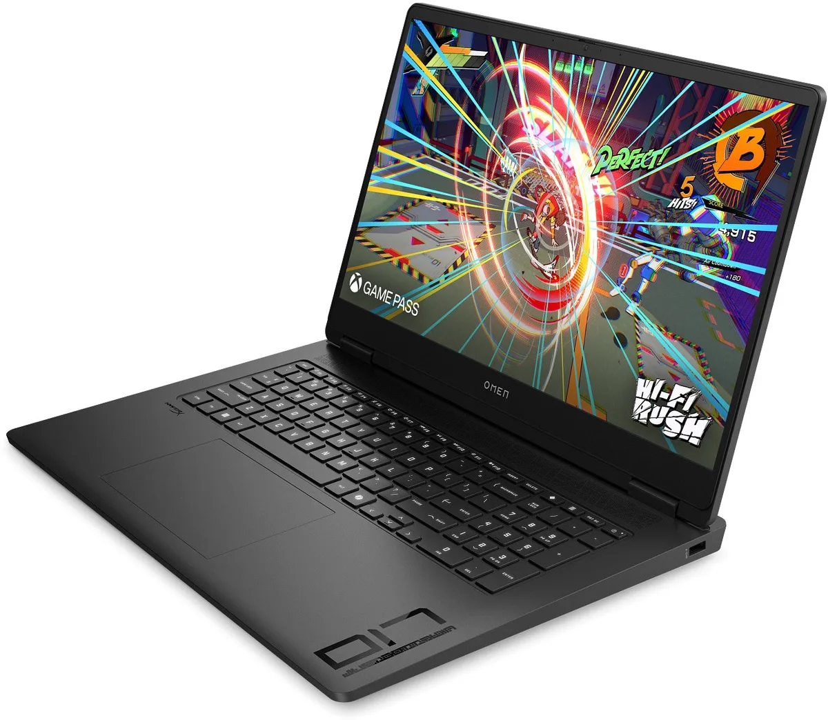 Ноутбук HP OMEN 17-db1002ua 17.3" FHD IPS AG, AMD AI 7 350, 24GB, F1TB, NVD5070-8, DOS, чорний
