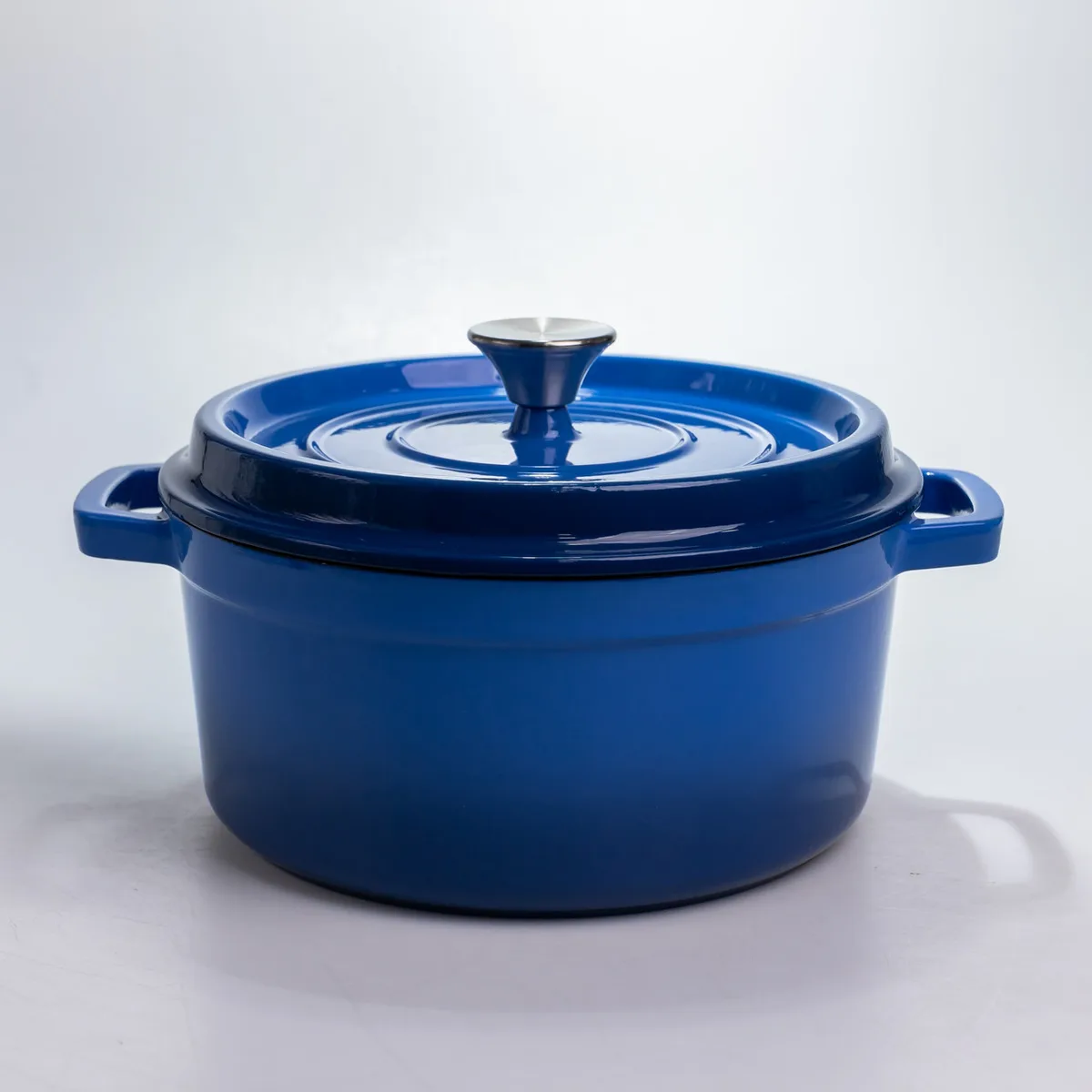 Каструля чавунна Premium Cookware 4,5 л Емальована Синя 26 см