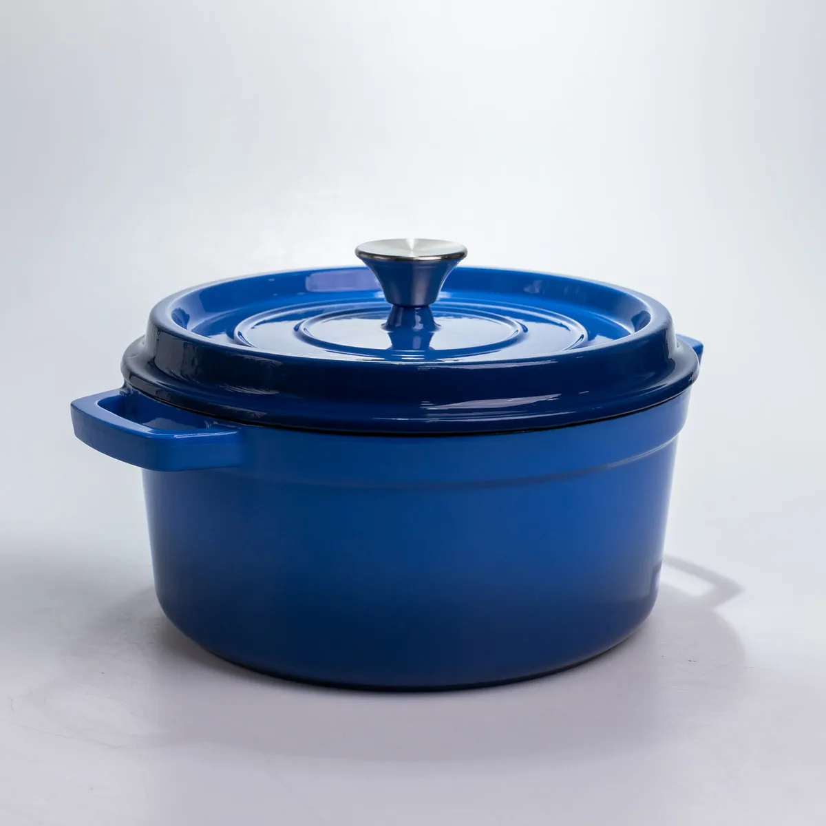 Каструля чавунна Premium Cookware 4,5 л Емальована Синя 26 см