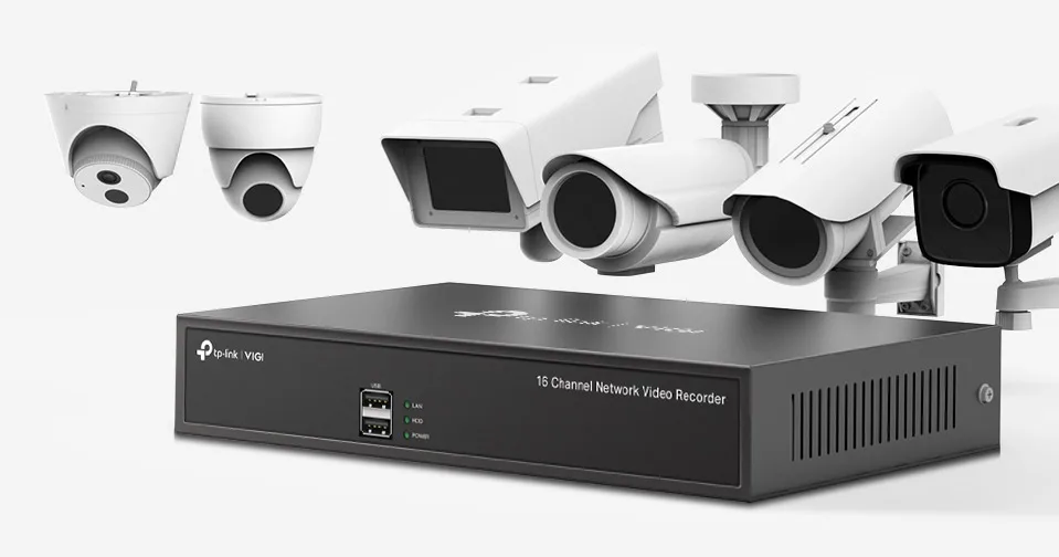 IP-Відеореєстратор TP-LINK VIGI NVR1016H 16 каналів, 2xUSB, H265+, 1xHDD, до 10 ТБ
