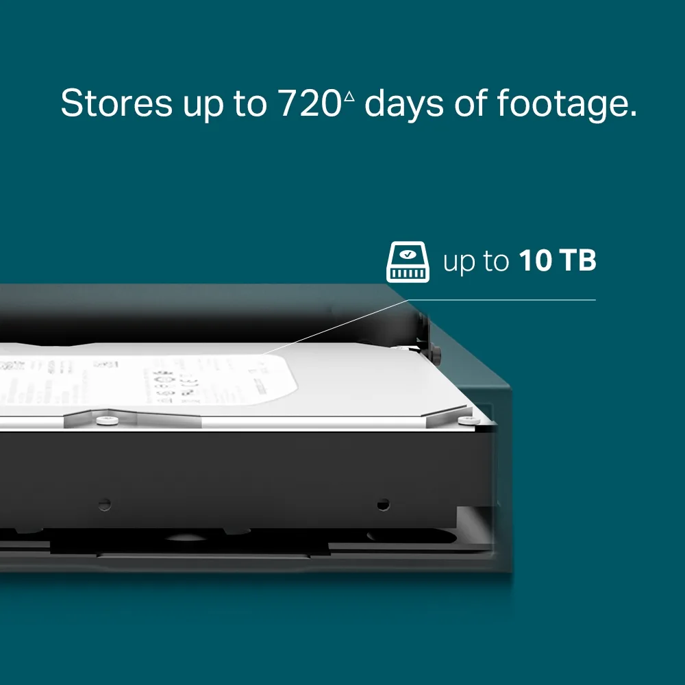 IP-Відеореєстратор TP-LINK VIGI NVR1016H 16 каналів, 2xUSB, H265+, 1xHDD, до 10 ТБ