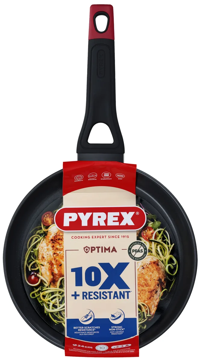 Сковорода Pyrex кований алюміній 24 см чорна