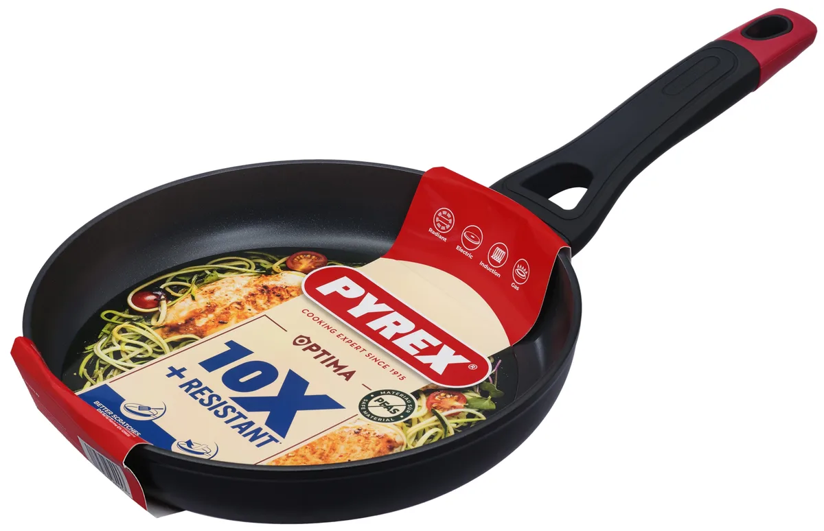 Сковорода Pyrex кований алюміній 24 см чорна