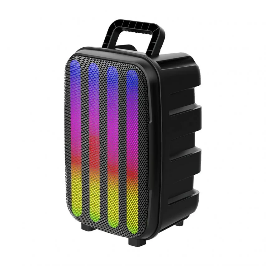 Портативна колонка 15W Bluetooth 3600mAh 203мм Чорна