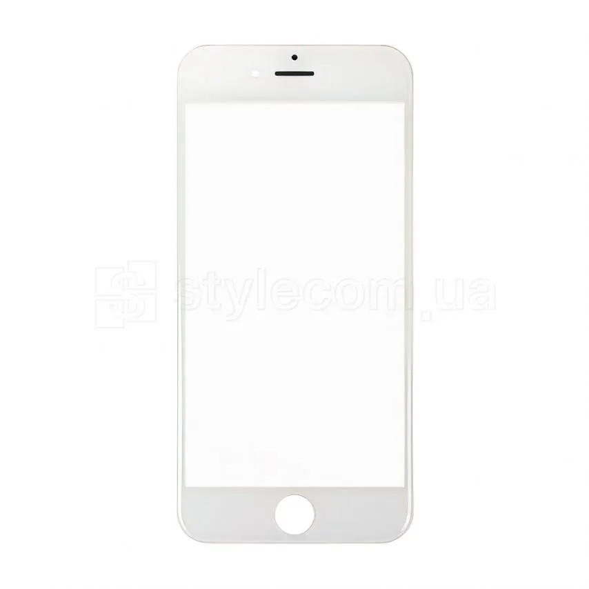Скло для переклеювання з рамкою та OCA-плівкою 6s Біле Original Quality