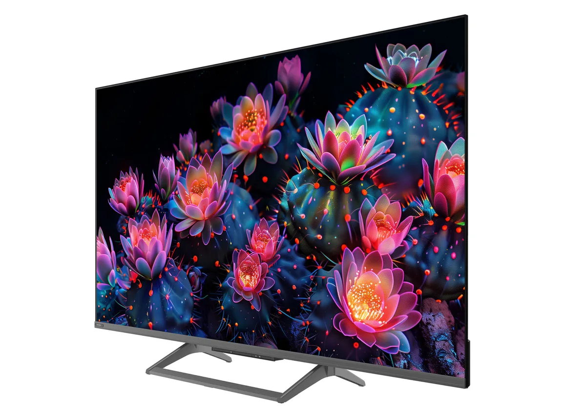 Телевізор ERGO QD-Mini LED 55 дюймів Титановий 4K