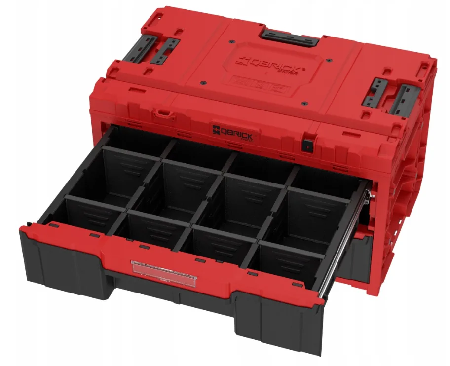 Ящик для інструментів Qbrick пластик 587х380х340 мм червоний