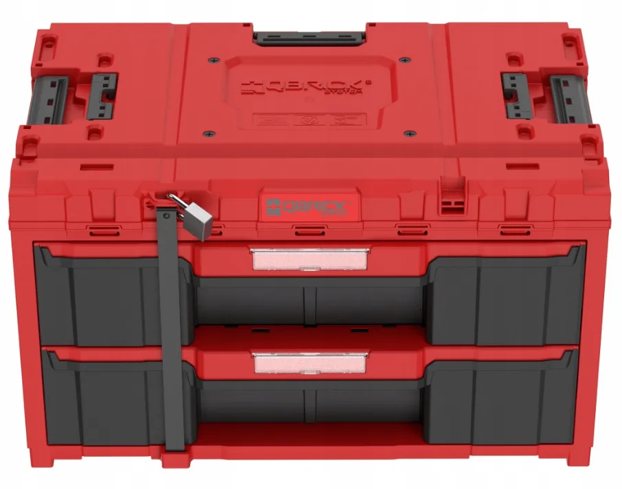 Ящик для інструментів Qbrick пластик 587х380х340 мм червоний