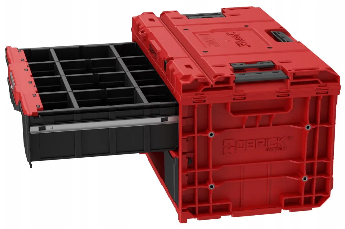Ящик для інструментів Qbrick пластик 587х380х340 мм червоний