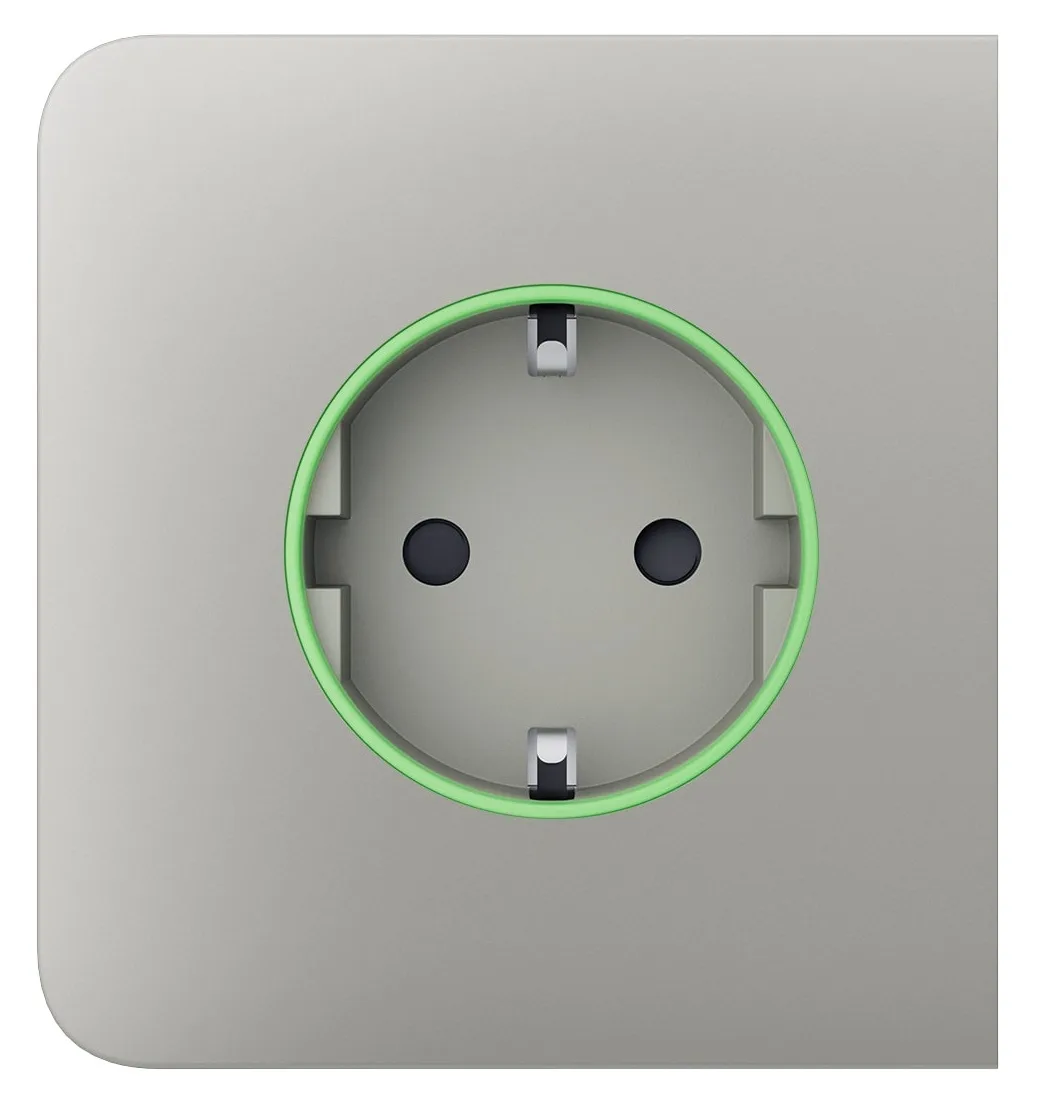 Бічна панель для вбудованої розетки Ajax SideCover for Outlet smart, Jeweler, бездротова, oyster