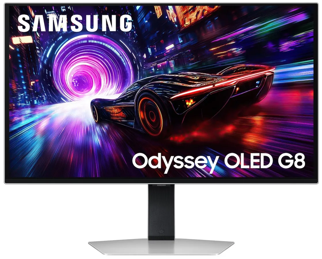 Монітор Samsung OLED 32" 3840x2160 240Hz Срібний
