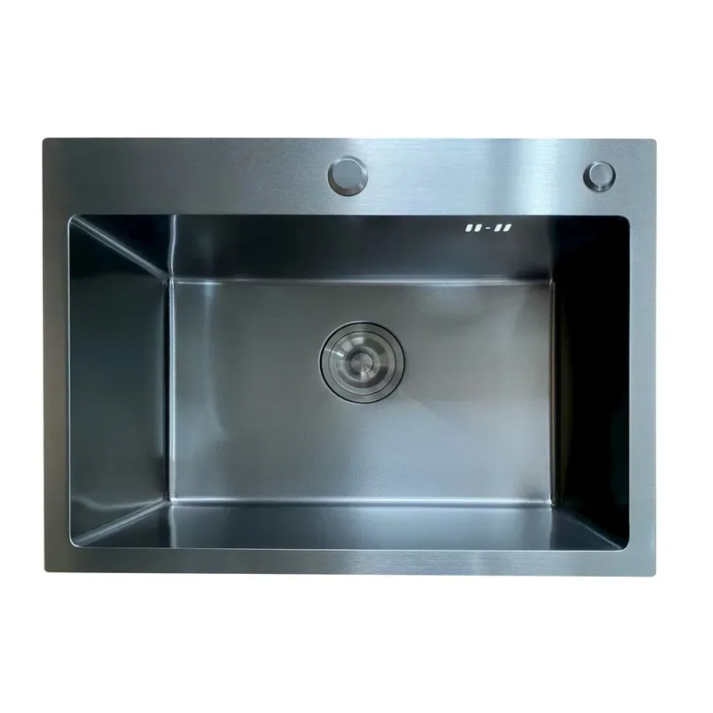 Мийка MIXXUS нержавіюча сталь 580х430 мм чорна матова Micro Decor