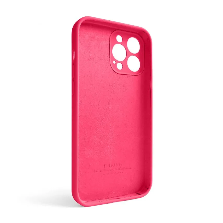 Чохол силіконовий для iPhone 13 Pro Max  закрита камера рожевий