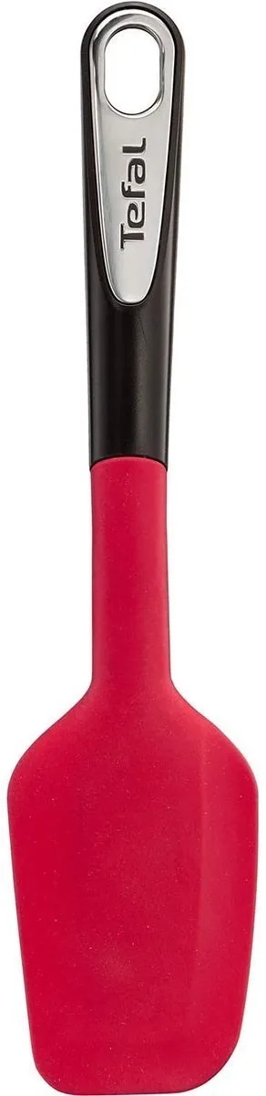 Кухонна лопатка Tefal Ingenio, з пластика та силікону, червоного кольору.
