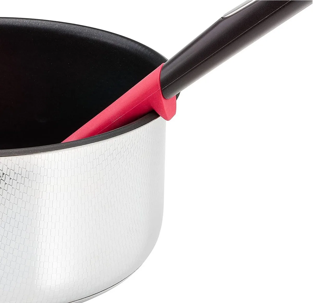 Кухонна лопатка Tefal Ingenio, з пластика та силікону, червоного кольору.