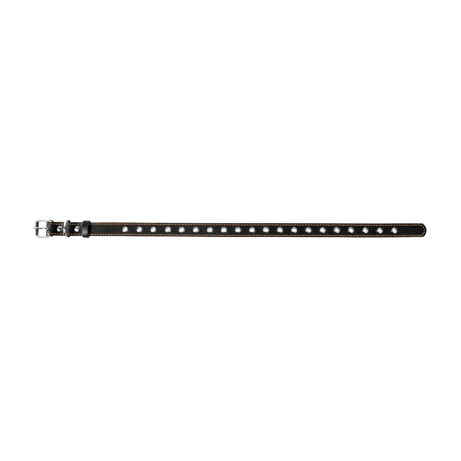 Нашийник шкіряний CoLLaR 20х50 см чорний для собак S