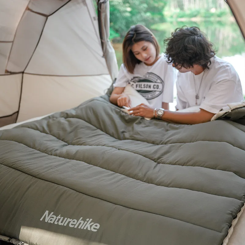 Спальний мішок Naturehike поліестер 225х75 см темно-зелений