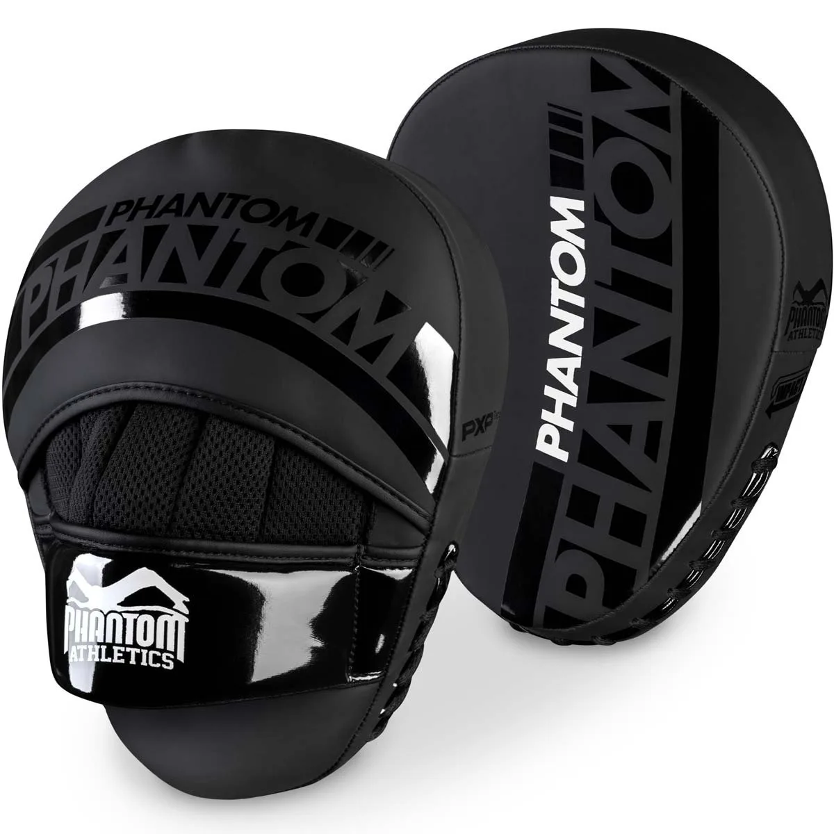 Лапи боксерські Phantom штучна шкіра 25х19 см чорні